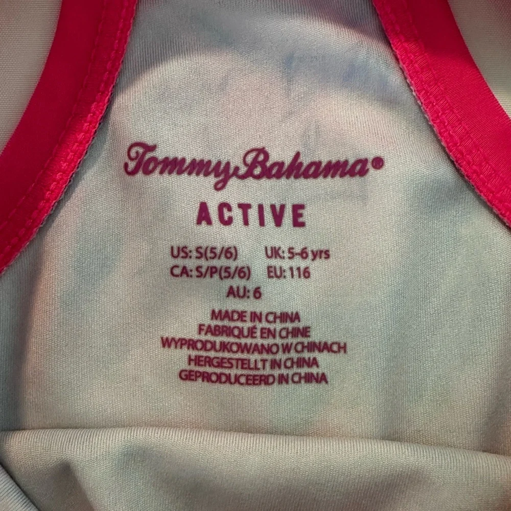 Tommy Bahama Pink and Blue Floral Kids Dress - Picture 3 of 3